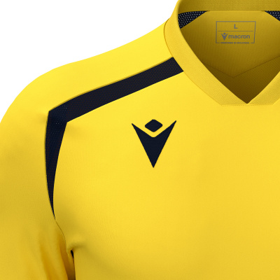 Футболка спортивная MACRON WYRM SHIRT YELLOW/NAVY
