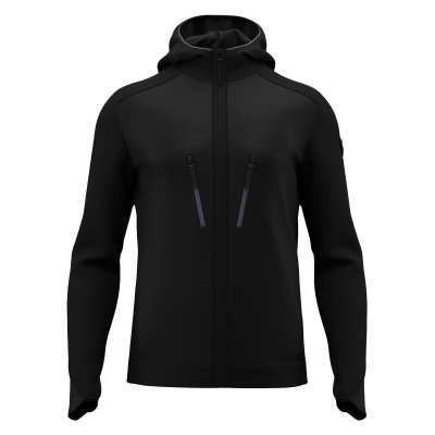 Толстовка MACRON AWER FULL LENGHT ZIP HOODED TOP BLACK/DARK GREY