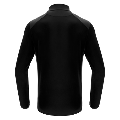 Толстовка тренировочная MACRON IOLITE TRAINING 1/4 ZIP TOP BLACK/ANTHRACITE