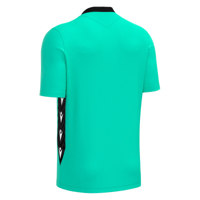 Футболка спортивная MACRON SCORPIO ECO SHIRT TURQUOISE/BLACK