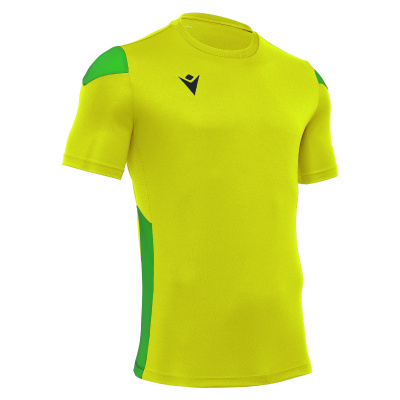 Футболка спортивная MACRON POLIS SHIRT YELLOW/GREEN