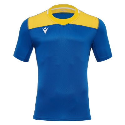 Регбийка игровая MACRON JASPER SHIRT ROYAL BLUE/YELLOW