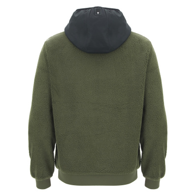 Толстовка MACRON SAPPORO FULL LENGHT ZIP TEDDY MILITARY GREEN