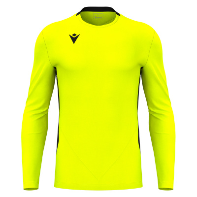 Футболка спортивная MACRON ARGO SHIRT NEON YELLOW/BLACK