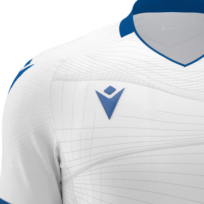 Футболка спортивная MACRON WYVERN ECO SHIRT WHITE/ROYAL BLUE