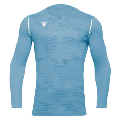 Футболка спортивная вратарская MACRON ARES GK SHIRT COLUMBIA/WHITE