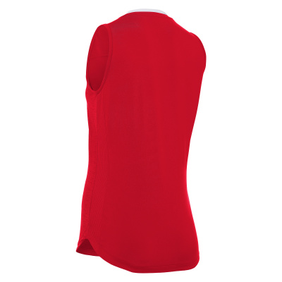Майка спортивная MACRON THALLIUM SLEEVELESS SHIRT RED/WHITE