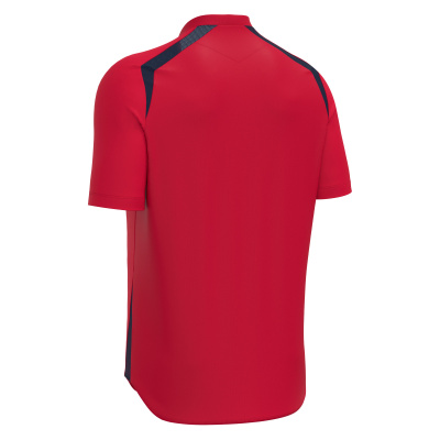 Футболка спортивная MACRON WYRM SHIRT RED/NAVY
