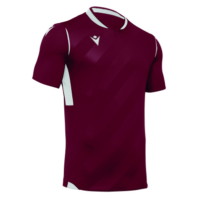 Футболка спортивная MACRON KIMAH SHIRT CARDINAL/WHITE