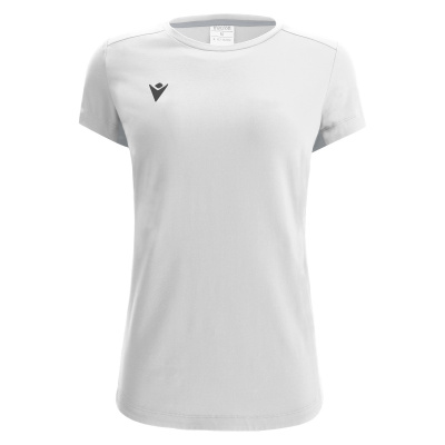Футболка спортивная женская MACRON LUTE T-SHIRT WHITE/SILVER
