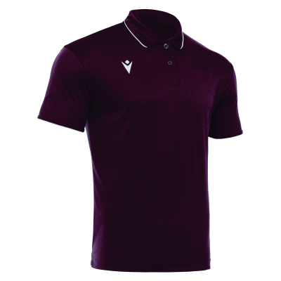 Поло парадное MACRON DRACO HERO POLO CARDINAL/WHITE