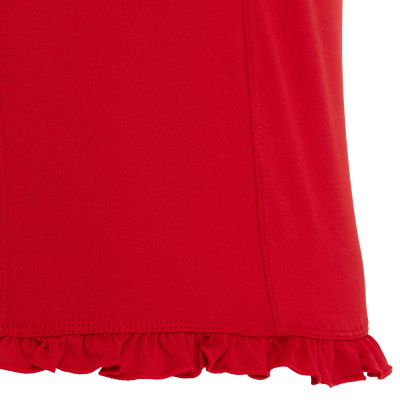 Майка спортивная MACRON MERCURY SLEEVELESS SHIRT RED/WHITE