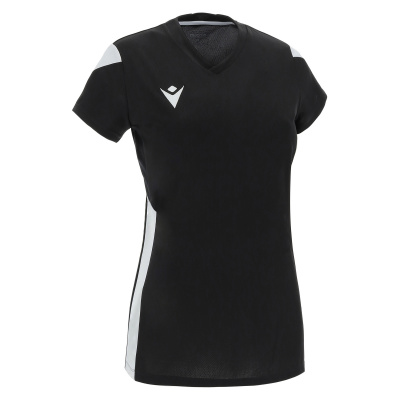 Футболка спортивная женская MACRON OXYGEN SHIRT BLACK/WHITE