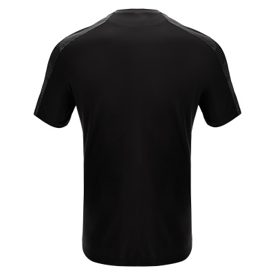 Футболка спортивная MACRON GEDE SHIRT BLACK/DARK GREY