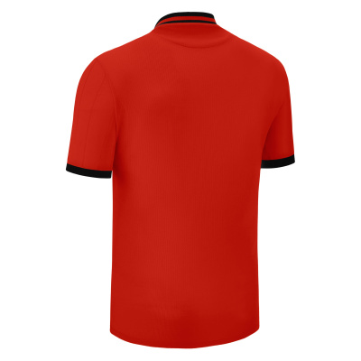 Футболка спортивная MACRON HALLEY SHIRT RED/BLACK