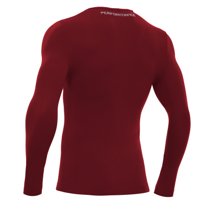 Футболка спортивная MACRON PERFORMANCE LONG-SLEEVES TOP CARDINAL