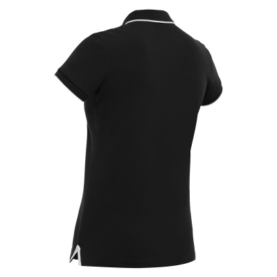 Поло спортивное женское MACRON DESI POLO BLACK/WHITE