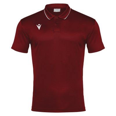 Поло парадное MACRON DRACO HERO POLO CARDINAL/WHITE