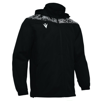 Куртка спортивная MACRON LAHTI MESH LINED SHOWERJACKET BLACK/WHITE