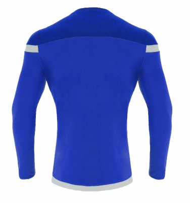 Футболка спортивная MACRON TITAN SHIRT LS ROYAL BLUE/WHITE