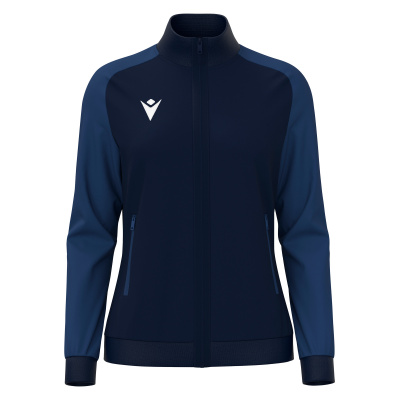 Олимпийка парадная женская MACRON RAMA FULL LENGTH ZIP TOP NAVY/LIGHT NAVY