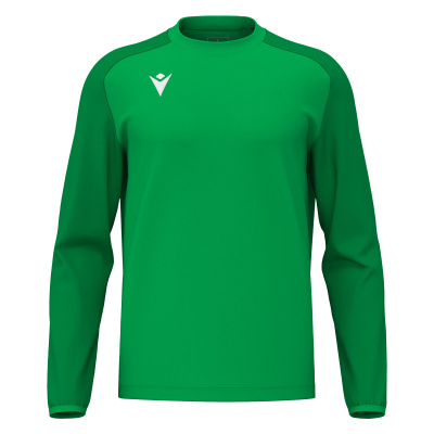 Толстовка тренировочная MACRON THALOS TRAINING TOP GREEN/DARK GREEN