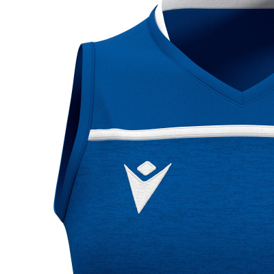 Майка спортивная MACRON THALLIUM SLEEVELESS SHIRT ROYAL BLUE/WHITE