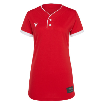 Джерси софтбольная MACRON INNING SOFTBALL MATCH DAY SHIRT RED/WHITE