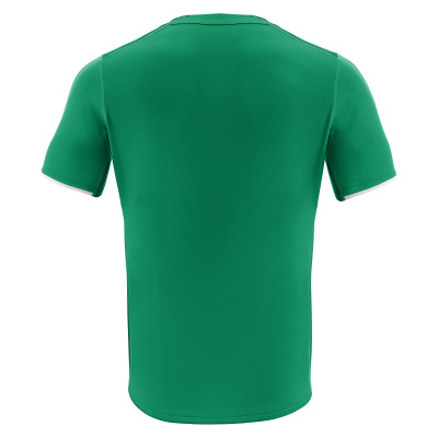 Футболка спортивная MACRON RHODIUM ECO SHIRT GREEN/DARK GREEN/WHITE