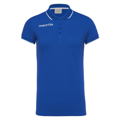 Поло спортивное женское MACRON DESI POLO ROYAL BLUE/WHITE