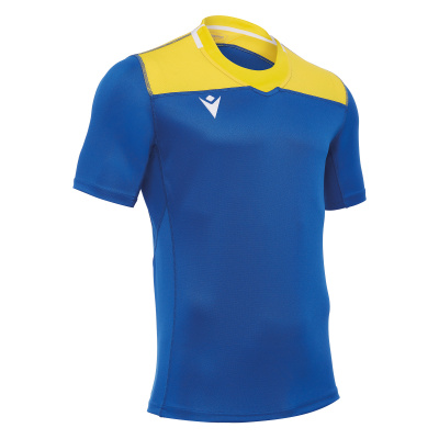 Регбийка игровая MACRON JASPER SHIRT ROYAL BLUE/YELLOW