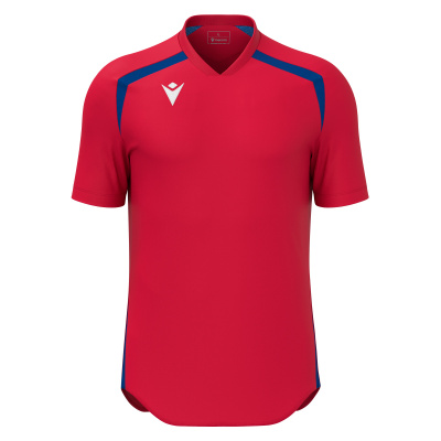 Футболка спортивная MACRON WYRM SHIRT RED/ROYAL BLUE