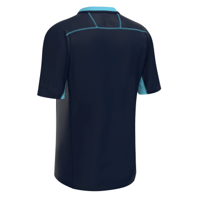 Регбийка игровая MACRON ALABASTER SHIRT NAVY/COLUMBIA