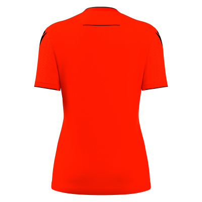 Футболка судейская проф. женская MACRON KATERYN ECO SHIRT NEON RED