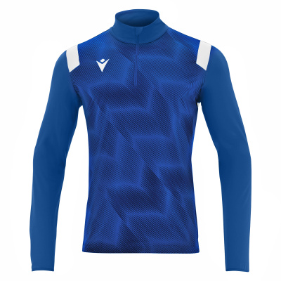 Толстовка тренировочная MACRON PURUS TRAINING 1/4 ZIP TOP ROYAL BLUE/WHITE