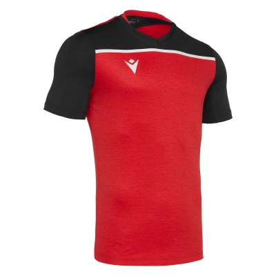 Футболка спортивная MACRON DENEB SHIRT RED/BLACK/WHITE
