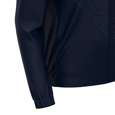 Олимпийка спортивная MACRON MORPHEUS MICROFIBER FULL LENGTH ZIP TOP NAVY/LIGHT NAVY