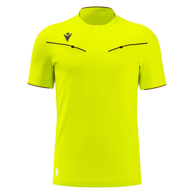 Футболка судейская проф. MACRON PONNET ECO SHIRT NEON YELLOW