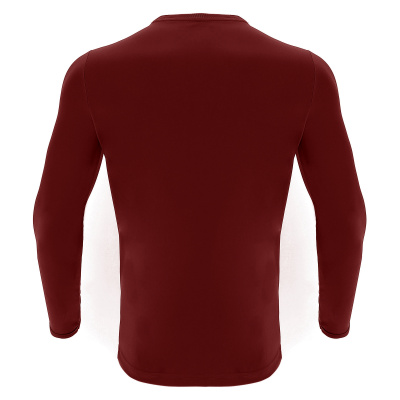Футболка спортивная MACRON RIGEL HERO SHIRT LS CARDINAL