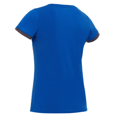 Футболка спортивная женская MACRON VIOLIN T-SHIRT ROYAL BLUE/WHITE