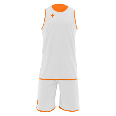 Комплект баскетбольный MACRON X500 SET REVERSIBLE ORANGE/WHITE