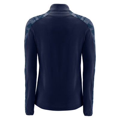 Толстовка тренировочная женская MACRON DORA TRAINING 1/4 ZIP TOP NAVY/LIGHT NAVY