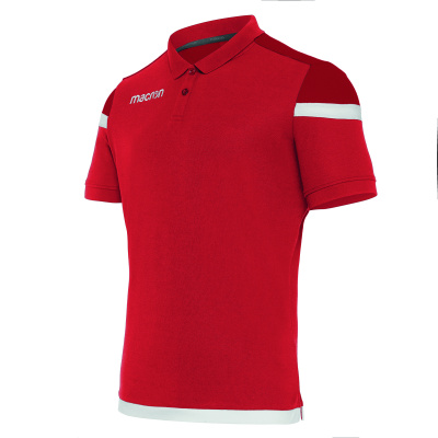 Поло парадное MACRON SHOFAR POLO RED/WHITE