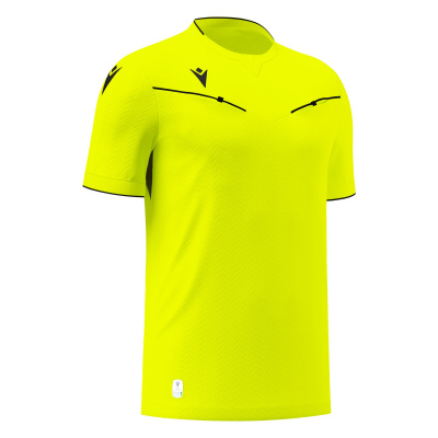Футболка судейская проф. MACRON PONNET ECO SHIRT NEON YELLOW
