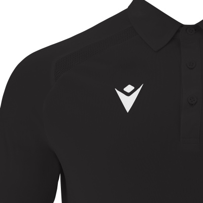 Поло спортивное MACRON HUTTON MATCH DAY SHIRT BLACK