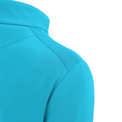 Толстовка тренировочная женская MACRON MAIRA TRAINING 1/4 ZIP TOP NEON SKY/ANTHRACITE
