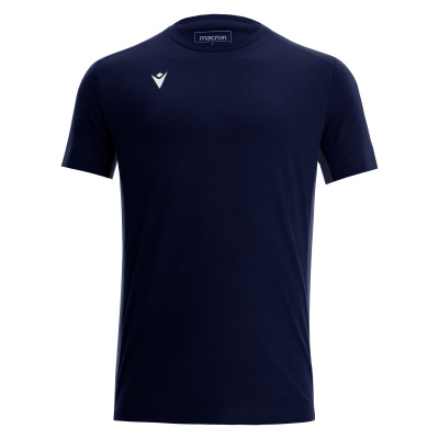 Футболка спортивная х/б MACRON NEVEL T-SHIRT NAVY/LIGHT NAVY