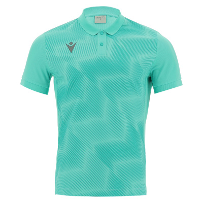 Поло спортивное MACRON THAVIL POLO TURQUOISE/ANTHRACITE