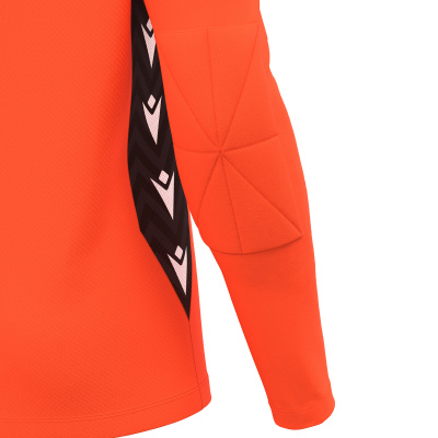 Футболка спортивная MACRON ARGO SHIRT ORANGE/BLACK