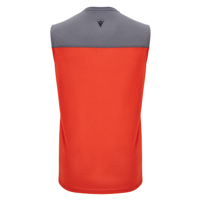 Майка спортивная MACRON YANIS VEST CLAY RED/MEDIUM GREY
